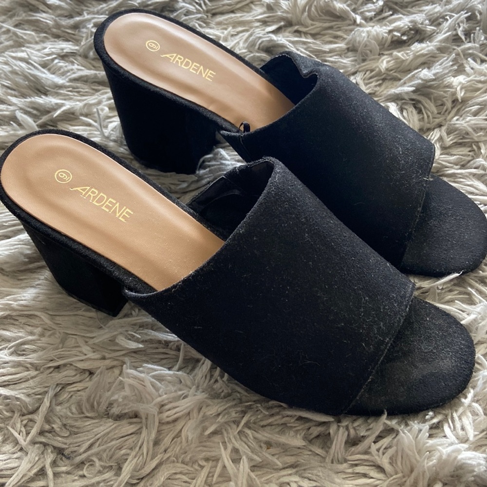 Ardene suede mules